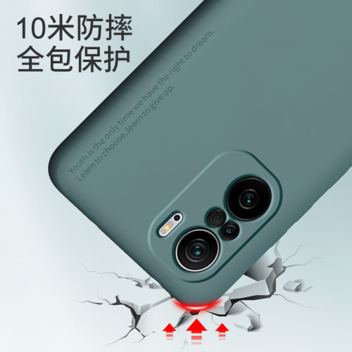 红米k40手机壳液态硅胶新品redmik40pro保护套全包防摔小米k40游戏增强版软壳磨砂k40s男女新款5g潮牌简约pro-图2