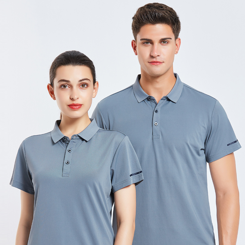 翻领大码宽松短袖T恤女 夏季广告文化POLO衫工作服丅桖定制印LOGO