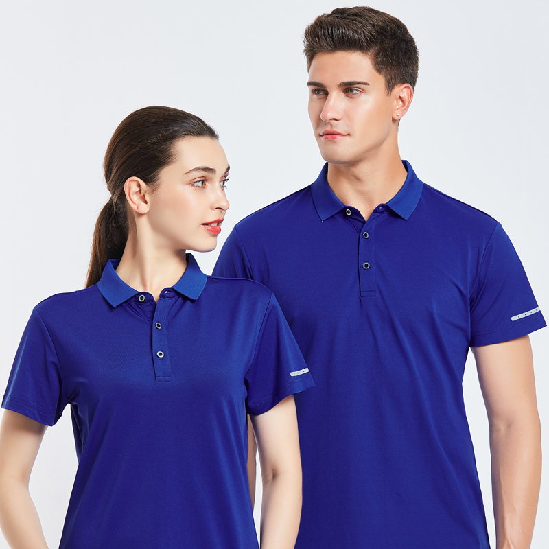 翻领大码宽松短袖T恤女 夏季广告文化POLO衫工作服丅桖定制印LOGO