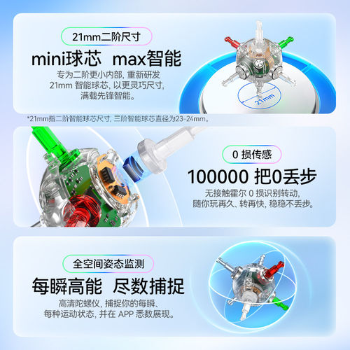 GAN 251ui2阶智能魔方磁力线上比赛专用蓝牙儿童解压早教益智玩具 - 图2