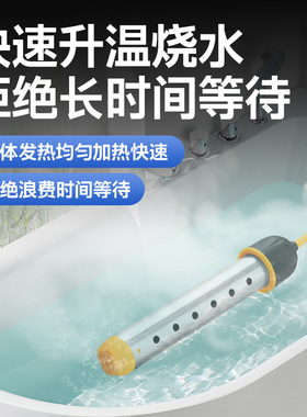 大功率数显烧水电热棒快速加热