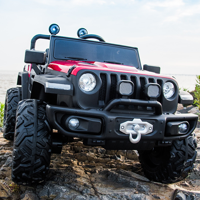 宝贝虎小朋友专卖店儿童电动车四轮遥控汽车婴儿宝宝玩具车四驱摇摆越野可坐小孩童车1