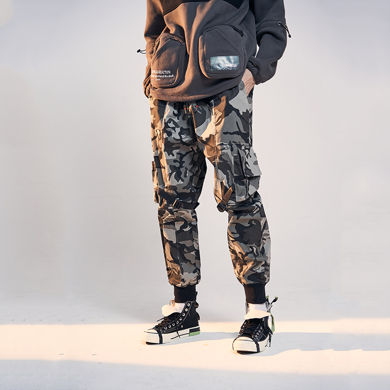 速干伞兵裤超火男士显瘦女休闲裤子 gangurru休闲裤