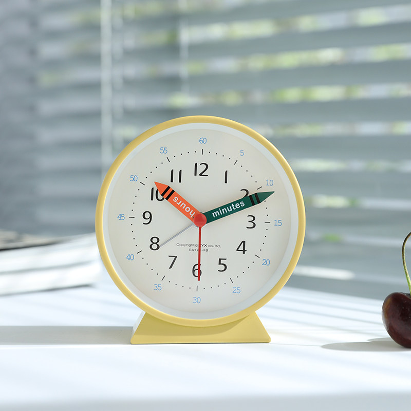 桌面学生台式钟表静音儿童小闹钟 尊奈尔闹钟/投影钟