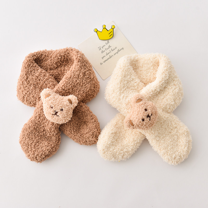 儿童围巾冬季宝宝加厚保暖围脖婴儿男女童韩版可爱加绒针织脖套潮,淘宝优惠券,粉丝福利购,淘宝优惠卷