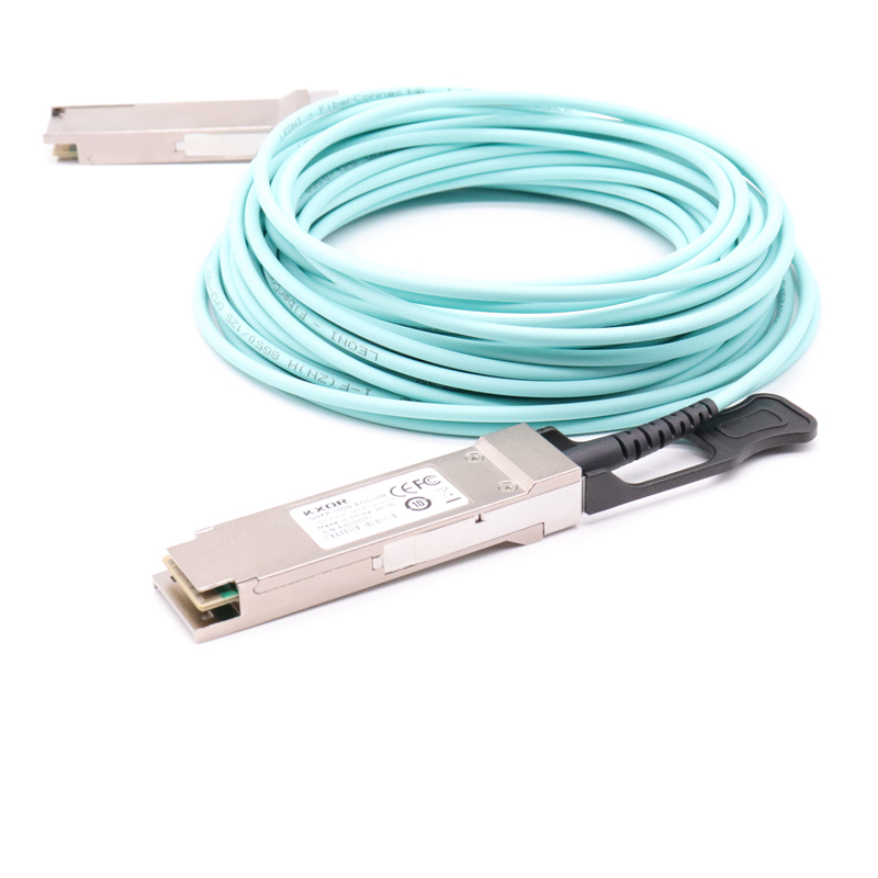 10米有源光源线缆QSFP-100G-AOC10M 00WE063 100FRRL0100  MFA1A00-C010适用于Intel Mellanox HUAWEI H3C - 图0