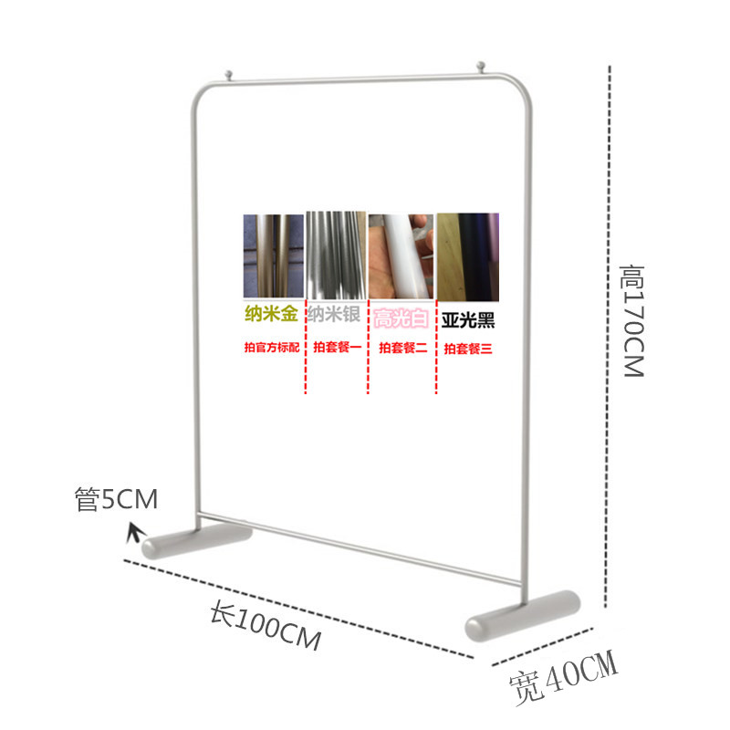 服装店展示架落地式女装货架金色挂衣架陈列组合店面侧挂专用架子