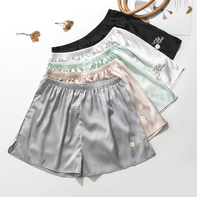 安全裤夏薄款防走光冰丝绸宽松短裤 兰姊打底裤