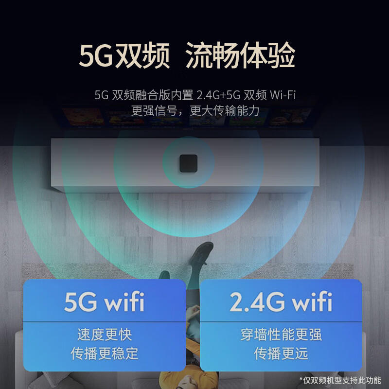 新品网络机顶盒家用4K高清电视盒子无线投屏全网通用5Gwifi双频魔 - 图0