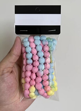 适配Ocai开口笑鞋带圆粒彩色泡泡