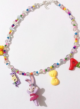 百搭卡通项链童趣可爱吊坠女饰品