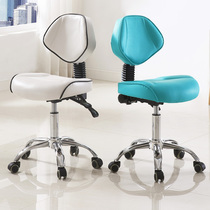 With Backrest Swivel Large Bench Chair Doctor Chair Nurse Chair Beauty Hair Chair Maddle Chair Mute Pulley Swivel Chair