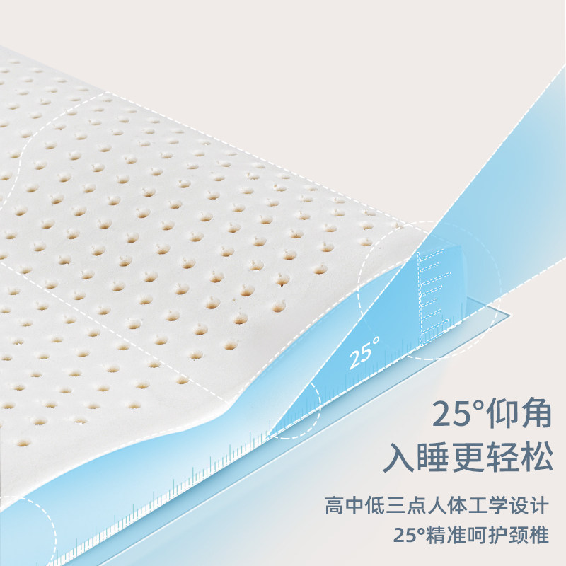 枕头泰国乳胶单人平超薄枕芯矮枕天然橡胶低枕薄颈椎枕成人,淘宝优惠券,粉丝福利购,淘宝优惠卷