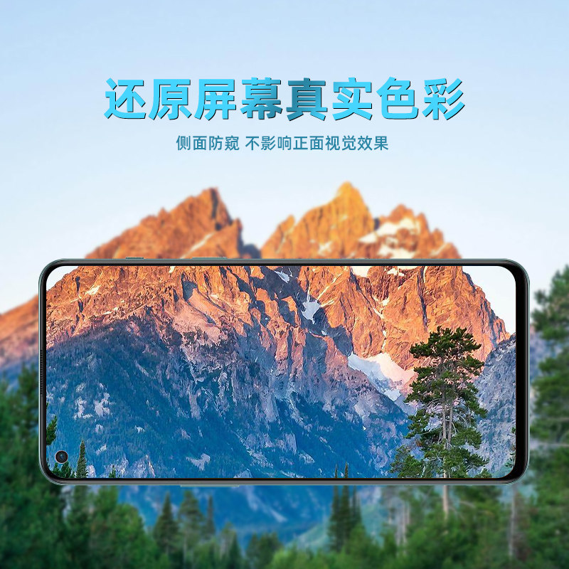 适用一加nord2防窥钢化膜一加nord3抗指纹磨砂膜1+nord2防偷窥看隐私透明膜nord2t全覆盖oneplus手机保护贴膜