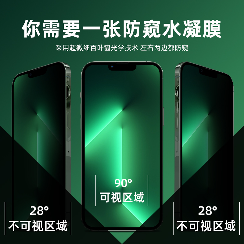 中兴axon40pro水凝膜防偷窥隐私曲面膜axon40ultra全吸附高清磨砂前后膜A2023P极光背膜ZTE抗蓝光手机保护膜 - 图2