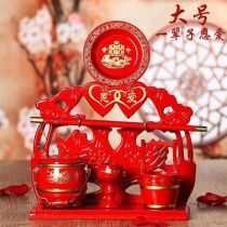 Children and grandchildren Barrels Wedding Celebration N Supplies Bride to Crafts Arranged Children Portable Decorations Bucket womens parties