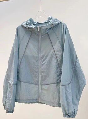 冲锋衣新款女防晒衣宽松薄款外套