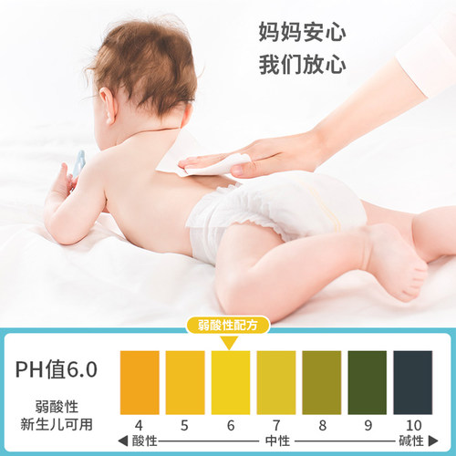 婴儿湿巾手口屁专用新生宝宝湿纸巾5大包装带盖特价家用实惠装 - 图2