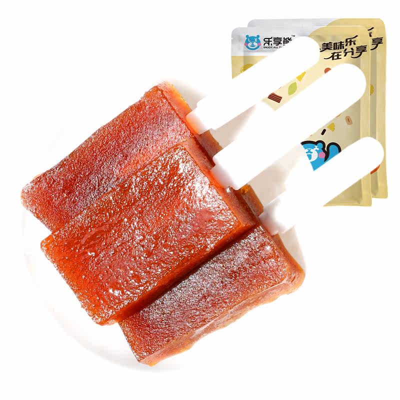 乐享熊山楂糕500g小包装儿童棒棒糖 乐享熊山楂类制品