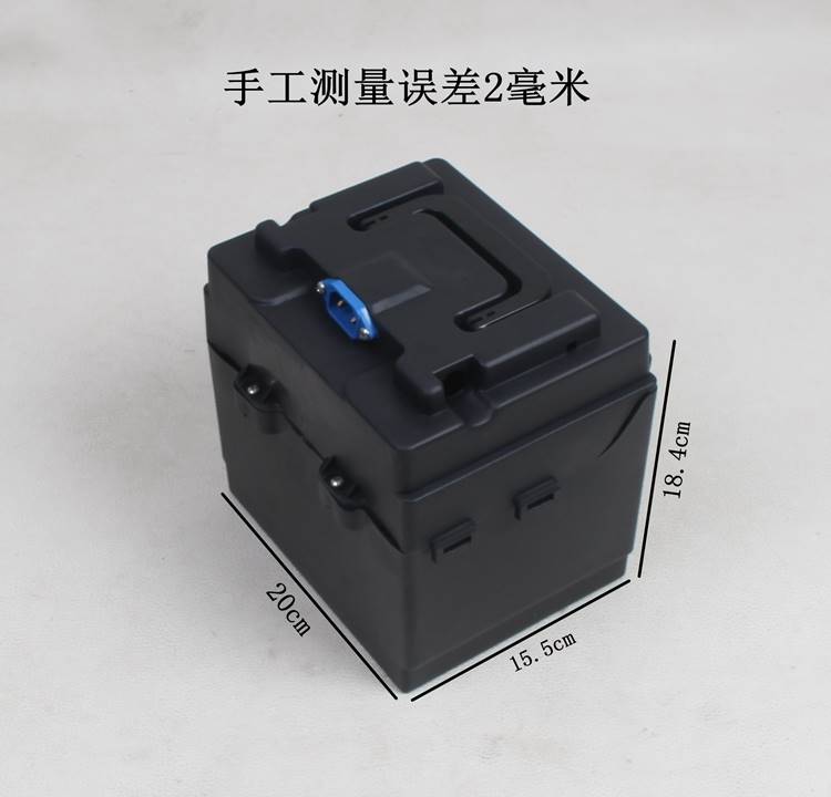 电动车池盒48v三轮瓶60V30A/2012通用型子箱充铅酸塑料外壳爱玛雅 - 图2