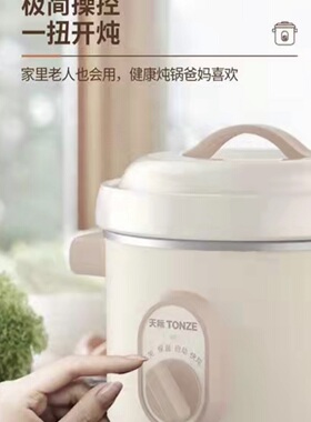 天际白陶瓷电炖锅煮粥煲汤BB辅食