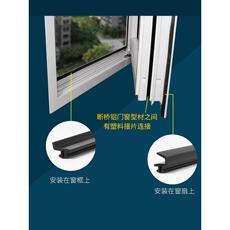 Уплотнитель оконный 塑钢窗密封条c断桥铝合金门窗隔音胶条皮条平开窗户防风保暖防水 Other