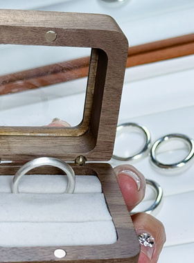 素圈戒指足银999指环刻字定制