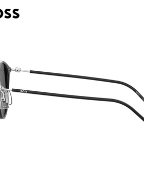 HUGO BOSS雨果博斯墨镜复古时尚圆框防晒太阳眼镜可配镜片 1690