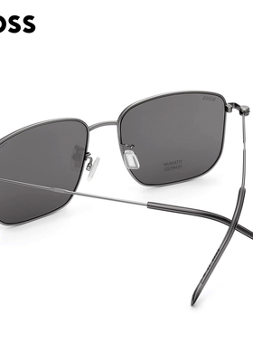HUGO BOSS雨果博斯轻质方框钛合金太阳镜男驾驶专用防晒墨镜 1619