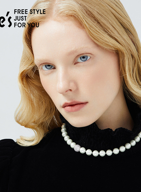 shes大珍珠复古奢华高级感项链女