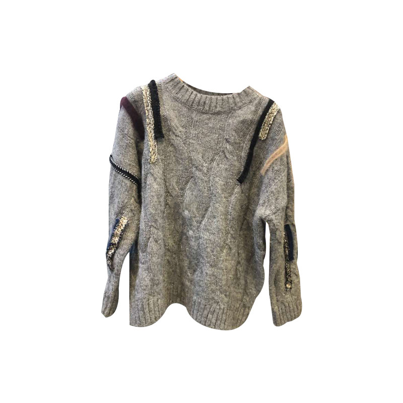 韩版宽松套头车厘子2020秋冬风毛衣 裳熏依品毛衣