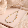 Amazon stone mobile phone chain lanyard pendant women's long keychain Chinese style ring wrist rope jade wristband anti-lost