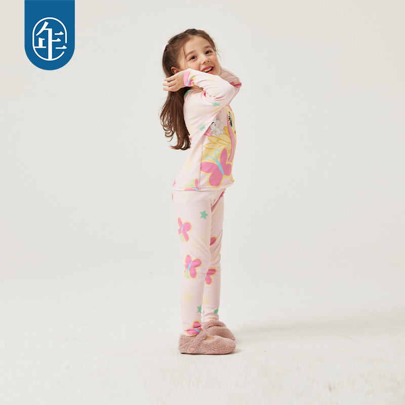 小马宝莉联名年衣童装家居服套装秋冬儿童睡衣秋衣秋裤睡衣裤纯棉 - 图3