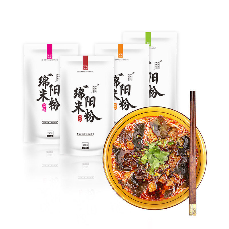 四川特产绵阳吃在途中开元牛肉米粉 四川巴蜀传奇食品方便粉丝/米线/螺蛳粉