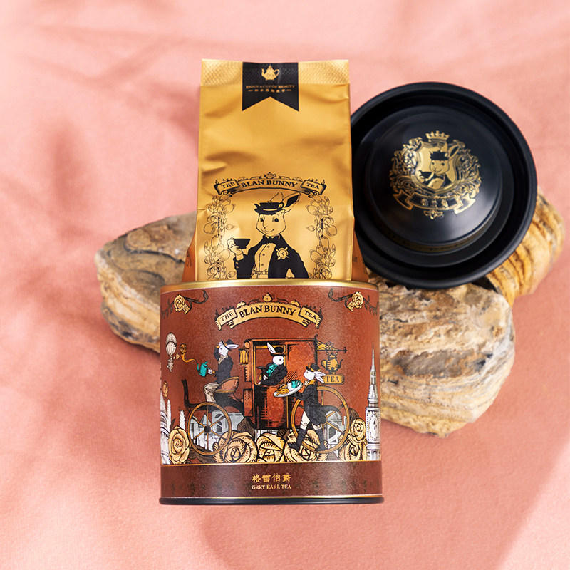 布兰兔blanbunny格雷伯爵红茶罐装茶叶英式红茶送礼围炉煮茶茶叶_虎窝淘