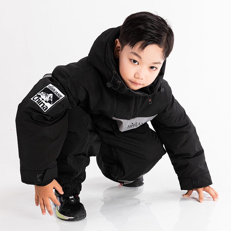 电动车挡风被冬季加绒保暖电瓶车儿童挡风衣防水防风骑行挡风罩 - 图2