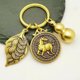 Lucky and safe gourd zodiac key chain