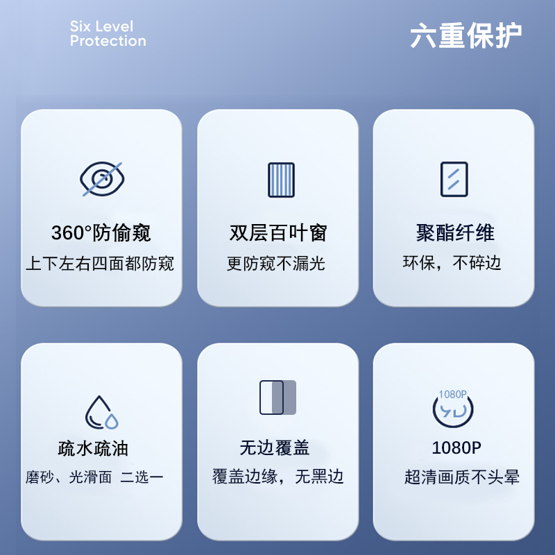 适用于8848 M6防窥膜8848m5防窥视360度四面防偷窥m4m3全屏防窥视膜8848m6非钢化膜m5+上下左右防摔不碎边