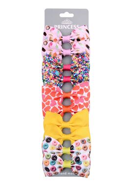 10PCS Rainbow Unicorn Star Hair Bows Clip For Kids Girls Han