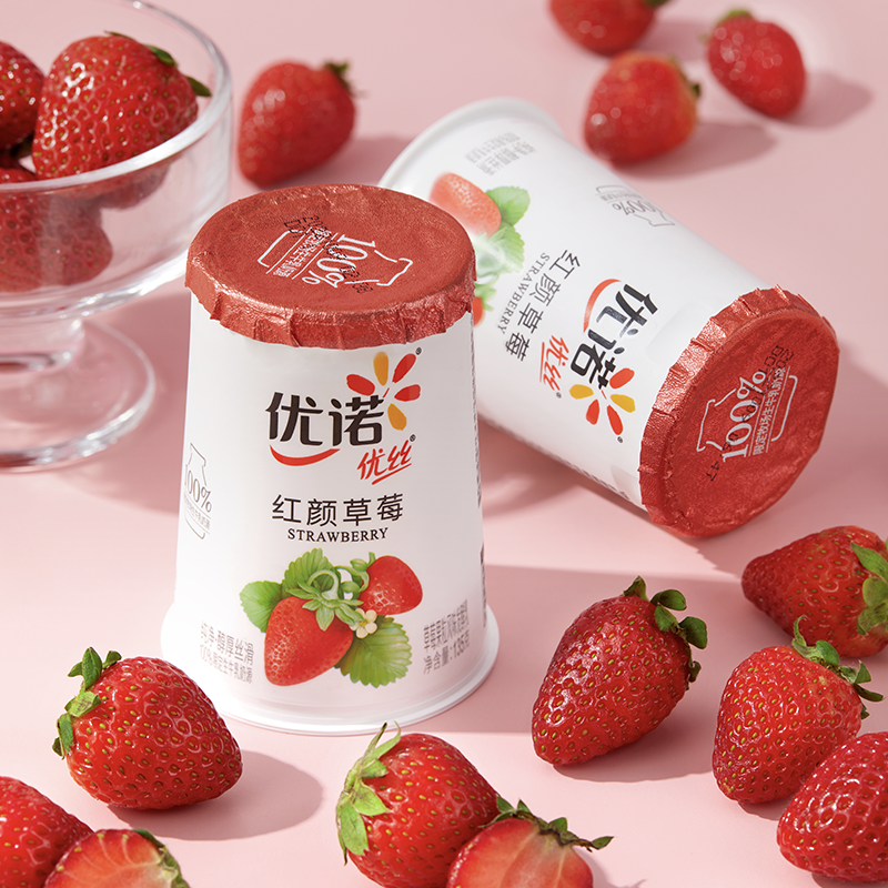 【优丝12杯】yoplait优诺法式优丝酸奶风味低温慢发酵生牛乳早餐