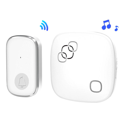 门铃电池款无线家用电池直流电免插电无线呼叫器铃超远距离一拖二 - 图3