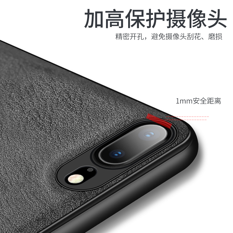 适用苹果7plus手机壳iphonese保护套7p皮套iPhone7/8新plus全包se2防摔ip7外壳i7男款i8超薄8p简约商务i8plus - 图1