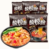 Носитель, горячий и кислый порошок 108 г мешков Чунцина вкуса сладкого картофеля закуски с закусками мгновенные лапша фаст -фуд вентиляции с лапшой