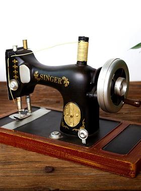 高品质地中海风格装饰家具挂饰 木质船舵 舵手 实木工艺品 62公分