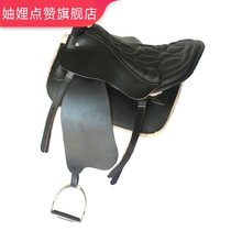 With a horse fit saddle Horse stirrup riding with a horse leather tour jacket ancient furniture saddle with full-guest leg bone Mont internal x steel frame