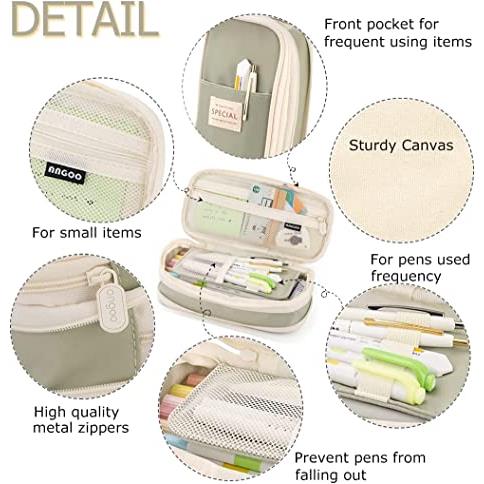 Kawaii Pencil Cases Large Capacity Pencil Bag Pouch Holder - 图1