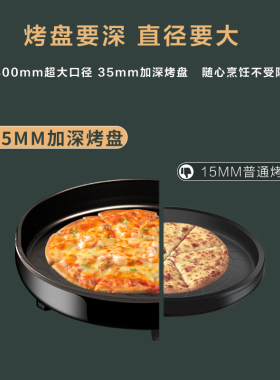 奥克斯大功率电饼铛双面加热