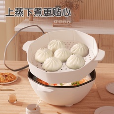 Плиты 奥克斯多功能一体式家用不粘锅网红电炒锅炒菜八角锅插电煮锅火锅