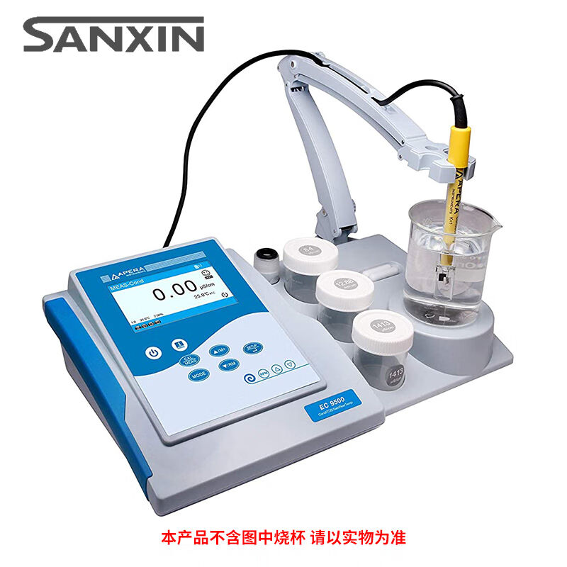 sanxin台式电导率仪实验室TDS盐度电阻率温度检测计EC95004I00493 - 图3