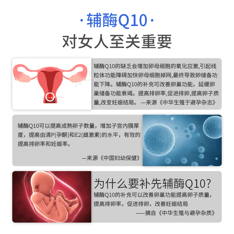 LifeExtension海外旗舰店辅酶q10素备孕胶囊还原型Q10富里酸线粒体促排卵泡提高卵子质量 B2